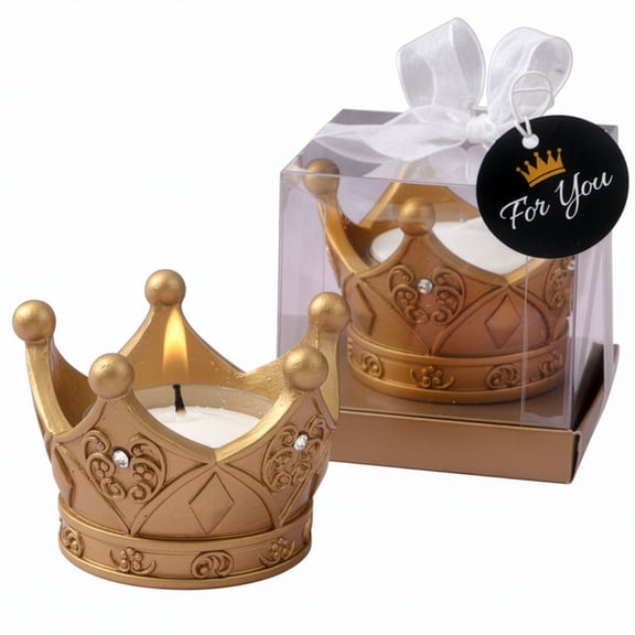 Gold Crown Candle Holder