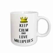 Gold Crown Keep Calm And Love Millipedes 11oz Mug mug-121201-1