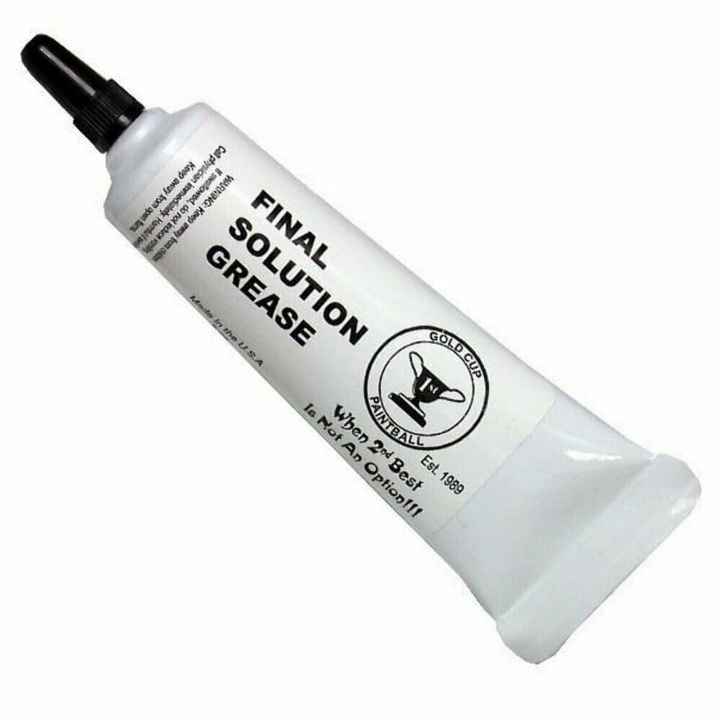 Gold Cup Final Solution Paintball Marker Grease 0.5oz Tube Oil
