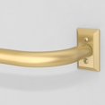 thumbnail image 1 of Gold Curtain Rods, Heavy Duty Wrap Around Curtain Rod for Windows 28 to 48 Inch, Adjustable Decorative Blackout Drapery Pole, Modern Room Darkening Rod for Blackout Curtains, Brass, 1 of 18