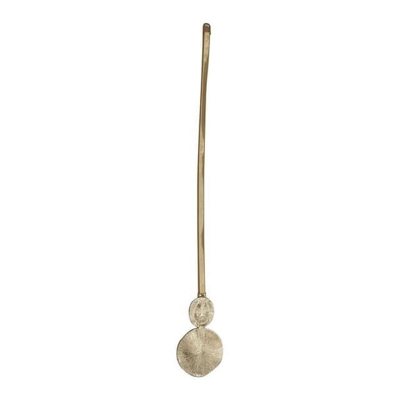 Gold Curtain Tieback, Metal Spring Chain with Large & Small Round Discs, for Living Room, Bedroom, Office - Stylish Drapery Holder with Secure Hold, Decorative Curtain Accessory for Home Window Treat