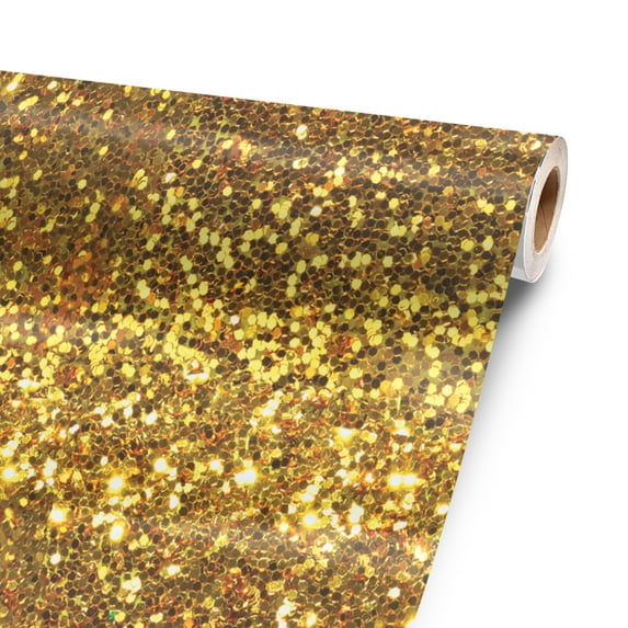 Gold Dazzle 36” x 52” Vinyl Wrap Sheet for large or custom items | 3M wrap DIY to custom skin gear of all types and sizes, including vehicles, boats, appliances, furniture, atv’s, golf