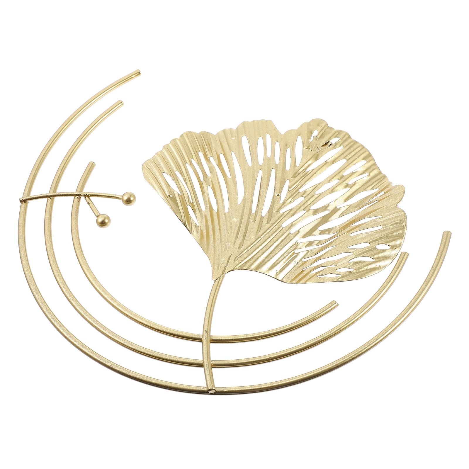 Gold Decor Metal Leaf Wall Sculpture Living Room Decoration Leaf Wall