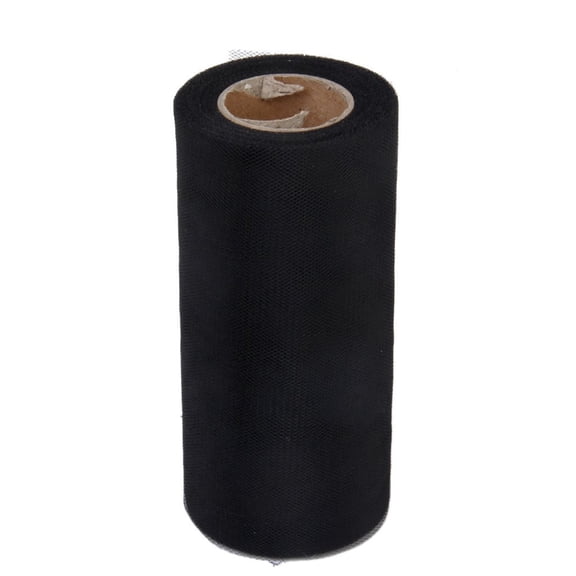 Gold Decor Wedding Tulle Tulle Craft Spool of Tulle Black Glitter Ribbon DIY Tutu Craft Tulle Decoration