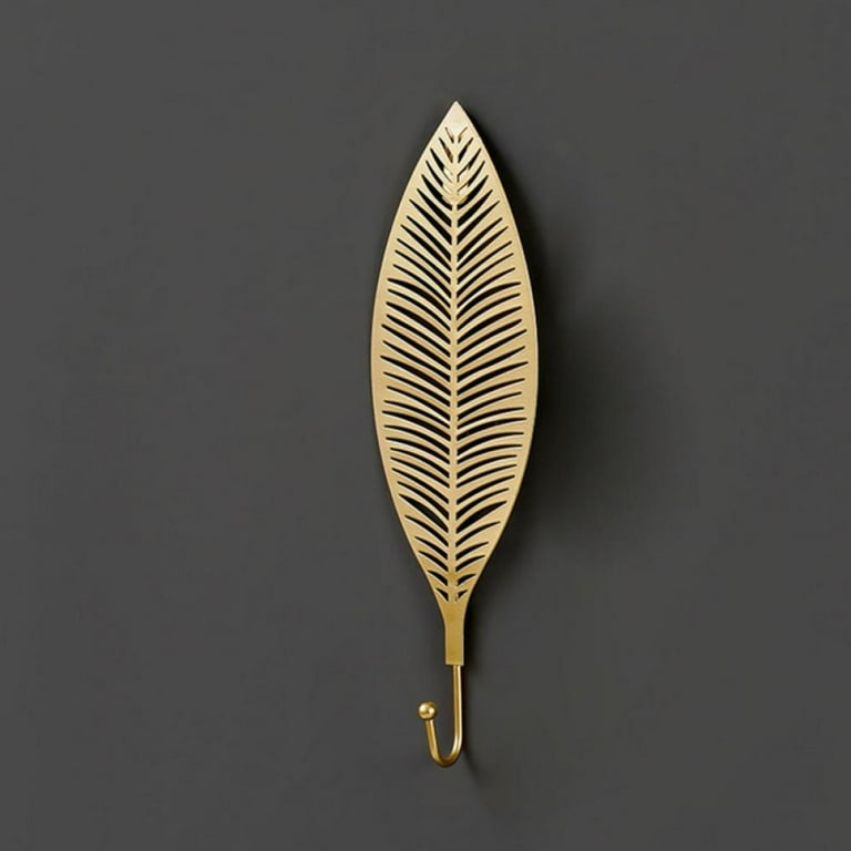 Gold Decorative Wall Hooks, Key Holder Wall Mounted for Hanging