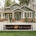 thumbnail image 1 of Gold Design Banner Balloon Arrangement 60th Birthday Decor for Birthday Celebration Anniversary Event Indoor Party, 1 of 9
