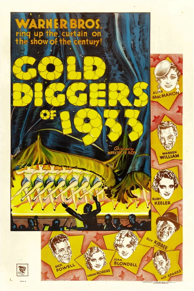 Gold Diggers Of 1933 Canvas Art -  (11 x 17)