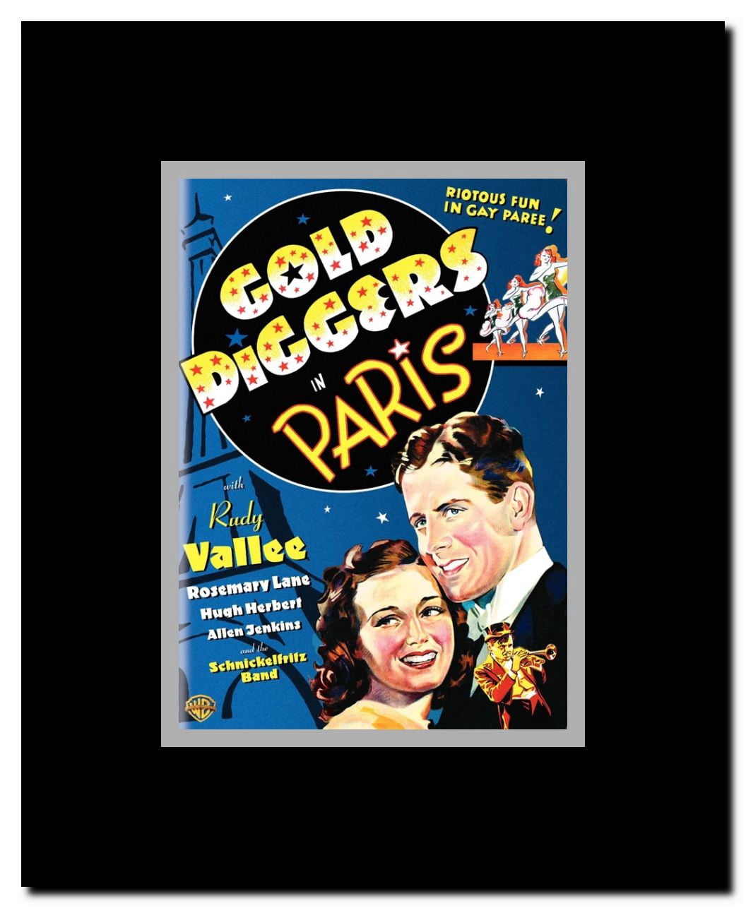 Gold Diggers in Paris Framed Movie Poster