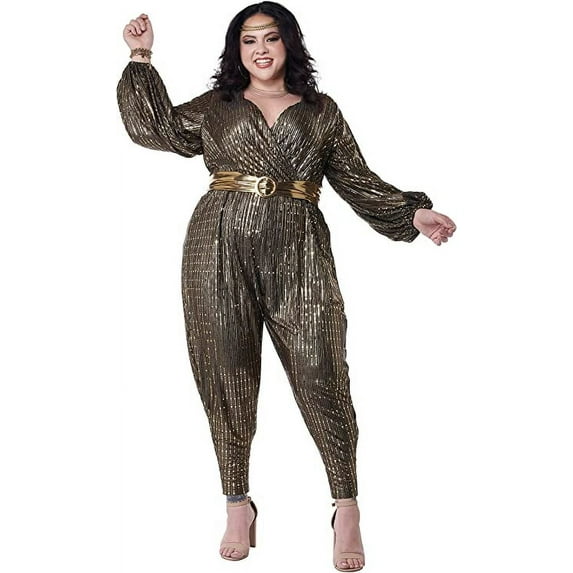 California Costumes Gold Disco Queen Adult Plus Size Costume XXXL Female