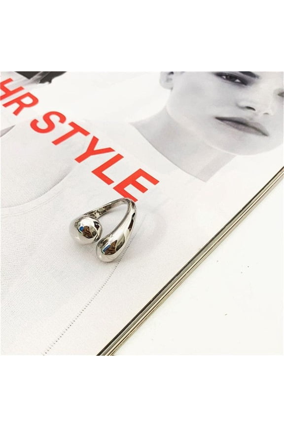 Gold Dome Ring Adjustable Chunky Statement Ring For Women Fashion Jewelry Durable High Quality Everyday Trendy