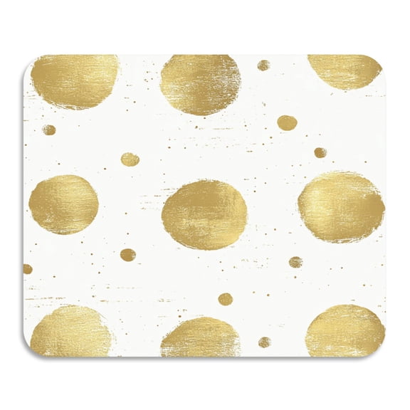 Gold Dots Diatomaceous Earth Water Absorbent Mat, Anti-Slip Rubber Backing, 15.7" x 11.8"