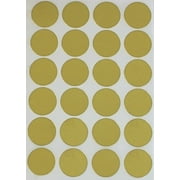 Gold Dots stickers, Round label dots 25mm - 120 pack by Royal Green