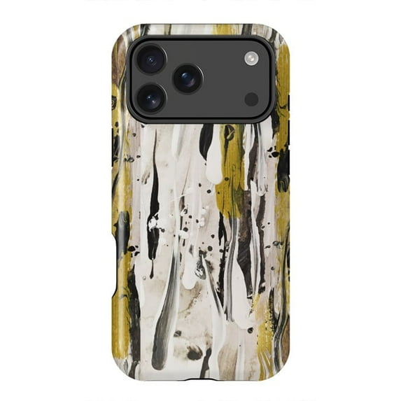 Gold Drop Elegant Metallic Abstract Pattern iPhone Case for iPhone 17 to 11 Pro Max