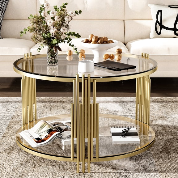 Gold Drum Base / Luxury Touch / Stable Foundation