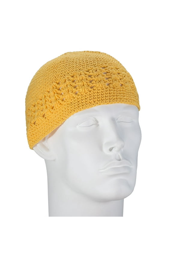 Gold Dual Weave Kufi - Single Piece