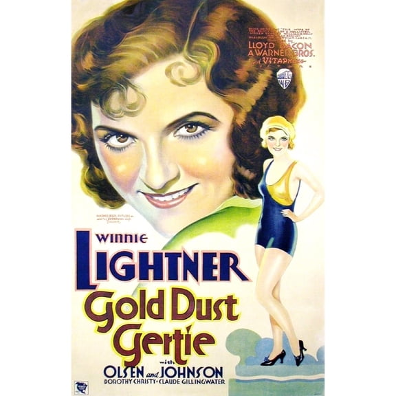 Gold Dust Gertie Winnie Lightner (Twice) On Us Poster Art 1931 Movie Poster Masterprint (11 x 17)