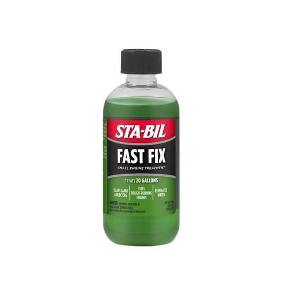 STA-BIL Fast Fix 8 oz - Fuel Treatment for Small Engines, Cleans Carburetors, Fixes Rough Running Engines