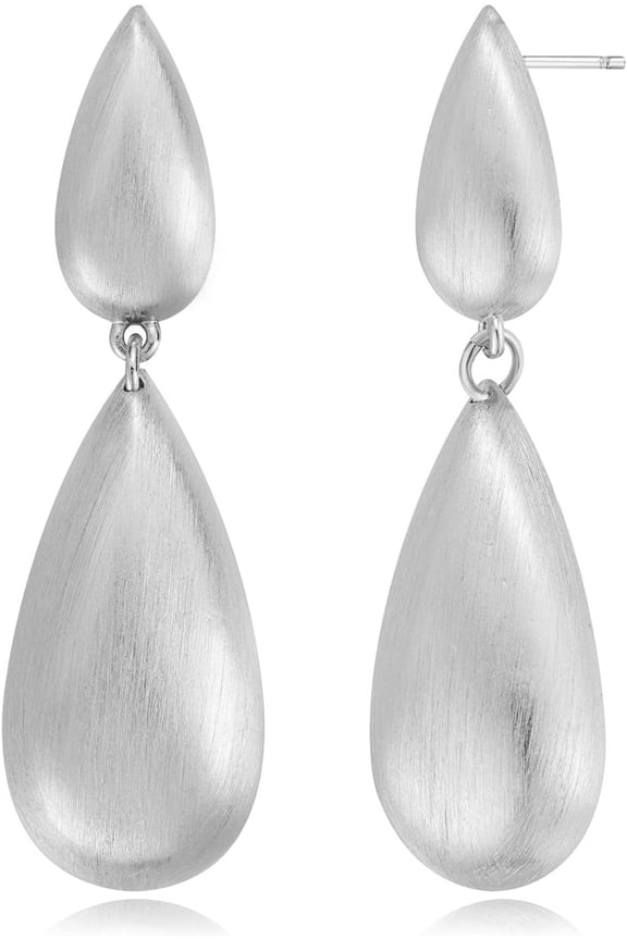 Gold Earrings For Women 14K Gold Plated Threaded Pearl Drop Earrings Hypoallergenic Dainty Baroque Pearl Geometric Rectangle Waterdrop Dangle Statement Earrings For Women Trendy[Z2063]