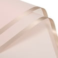 thumbnail image 1 of Gold Edge Flower Wrapping Paper Rose Pink 22.8x22.8 Inch Waterproof 20 Pack, 1 of 7