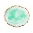 thumbnail image 1 of Gold Edge Jewelry Tray, Circular Resin Agate Piece Jewelry Display Board, Household Nail DIY Palette, Trinket Ring Holder Organizer, Photography Props Home Decor, 1 of 3