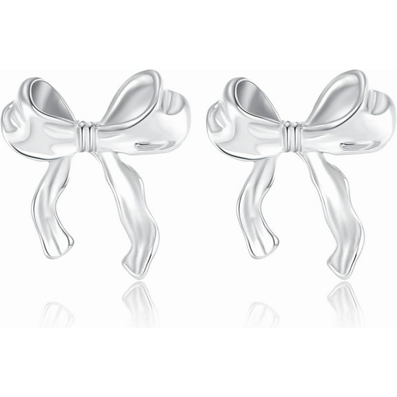 Gold Elegant Bow Stud Earrings Rhinestone Pearl Bowknot Earrings Cute Bow Jewelry Gift for Women[y111]