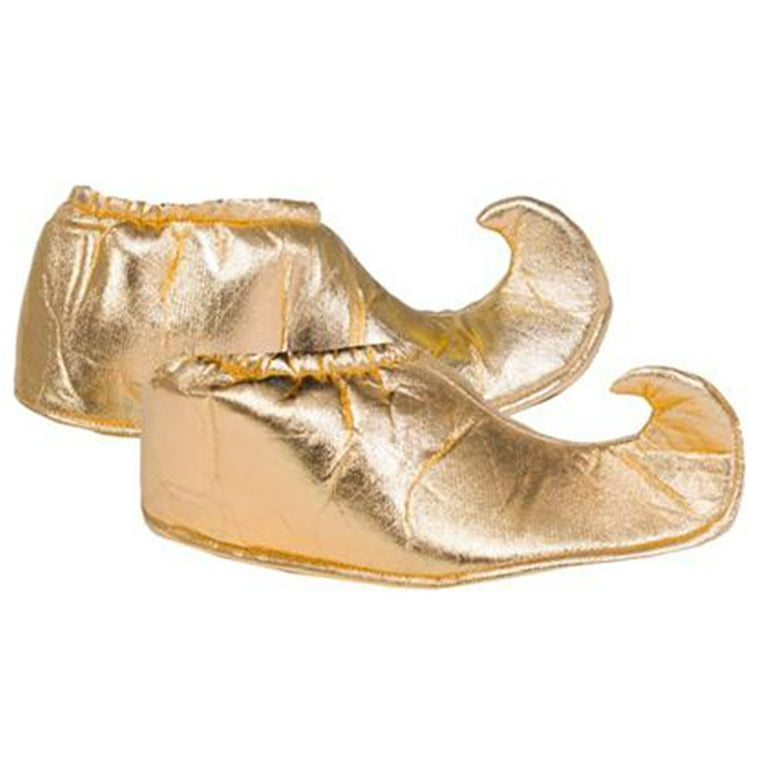 Gold Elf Shoe Covers Adult