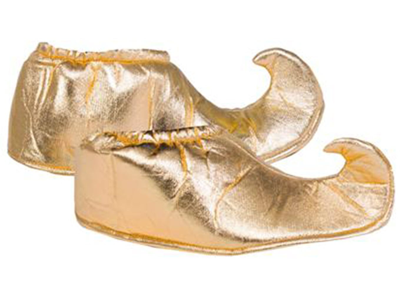 Gold Elf Shoe Covers Child