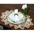 thumbnail image 1 of Gold European Lace and Antique Jacquard Fabric Doily, Placemat (14"/ 14"x21"), 1 of 5