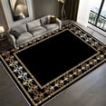 thumbnail image 1 of Gold European Luxury Large Area Carpet Minimalist Retro Rug Irregular Geometry Home ration Soft Mat, 1 of 5