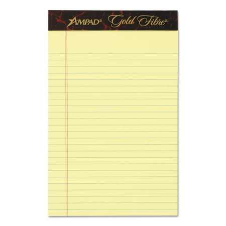 Ampad, TOP20004, Gold Fibre Premium Jr. Legal Writing Pads, 12 / Dozen