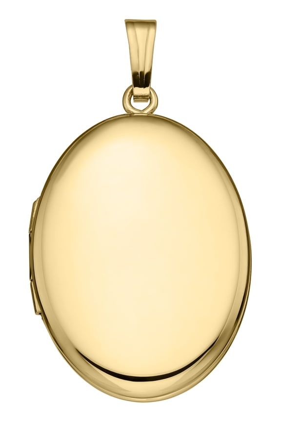 Gold Filled 17mm Oval Locket Pendant