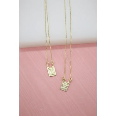 Gold Filled Escapularios Devotional Necklace (G66A)