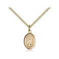 thumbnail image 1 of Gold Filled Maria Stein Pendant 1/2 x 1/4 inches with Gold Filled Lite Curb Chain, 1 of 1