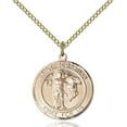 thumbnail image 1 of Gold Filled Scapular Pendant 3/4 x 5/8 inches with 18 inch Gold Filled Curb Chain, 1 of 1