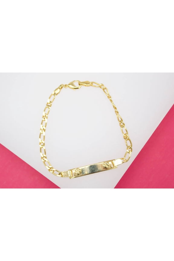 Gold Filled Small Bracelet With Screw Plate