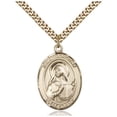 thumbnail image 1 of Gold Filled St. Dorothy Pendant 1 x 3/4 inches with Heavy Curb Chain, 1 of 1