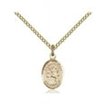 thumbnail image 1 of Gold Filled St. Felicity Pendant 1/2 x 1/4 inches with Gold Filled Lite Curb Chain, 1 of 1