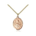 thumbnail image 1 of Gold Filled St. Fidelis Pendant 3/4 x 1/2 inches with 18 inch Gold Filled Curb Chain, 1 of 1