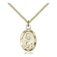 thumbnail image 1 of Gold Filled St. Jude Pendant 3/4 x 3/8 inches with Gold Filled Lite Curb Chain, 1 of 1