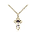thumbnail image 1 of Gold Filled St. Olga Pendant 7/8 x 1/2 inches with Gold Filled Lite Curb Chain, 1 of 1