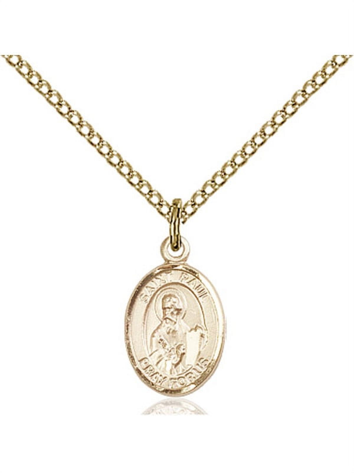 Gold Filled St. Paul the Apostle Pendant 1/2 x 1/4 inches with Gold ...