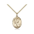 thumbnail image 1 of Gold Filled St. Philomena Pendant 3/4 x 1/2 inches with Gold Filled Lite Curb Chain, 1 of 1