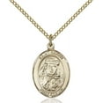 thumbnail image 1 of Gold Filled St. Sarah Pendant 3/4 x 1/2 inches with Gold Filled Lite Curb Chain, 1 of 1