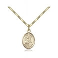 thumbnail image 1 of Gold Filled St. Vitus Pendant 1/2 x 1/4 inches with Gold-Filled Lite Curb Chain, 1 of 1