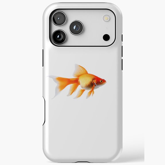 Gold Fish Aquatic Pet Animal Art iPhone Case 17 through 11 Pro Max