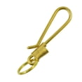 thumbnail image 1 of Gold Fish Buckle Belt Bag Clip Loop Hook Keychain Key Fob Keyring, 1 of 6