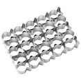 thumbnail image 1 of Gold Fish Cookie Cutter,Stainless Steel Mini Gold Fish Cookie Cutte,Mini Gold Fish Shapes Molds For Cookie,Dough Cutter For Baking Snack Cookie,Cookie Cutters For Baking,(25 Cavity Fish,4.61x3.23 in), 1 of 9