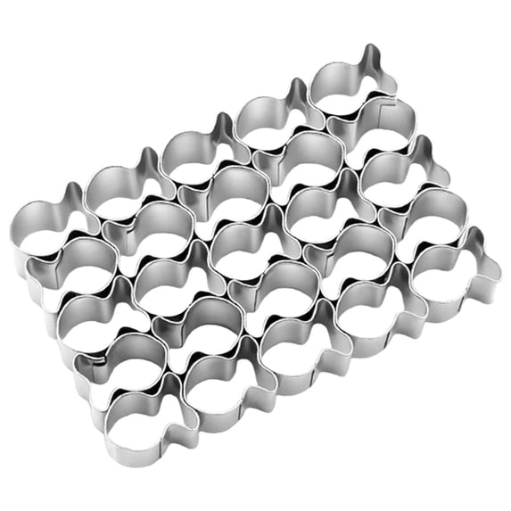 Gold Fish Cookie Cutter,Stainless Steel Mini Gold Fish Cookie Cutte,Mini Gold Fish Shapes Molds For Cookie,Dough Cutter For Baking Snack Cookie,Cookie Cutters For Baking,(25 Cavity Fish,4.61x3.23 in)