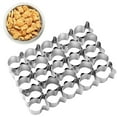 thumbnail image 1 of Gold Fish Cracker Cutter Stainless Steel Cookie Cutter 5/16/25 Cavity Biscuit Treats Cutters for Baking,Non Stick Cutting Machine(25 Cavity Fish Shape), 1 of 5