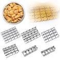 thumbnail image 1 of Gold Fish Cracker Cutter Stainless Steel Cookie Cutter 5/16/25 Cavity Biscuit Treats Cutters for Baking,Non Stick Cutting Machine(5 Cavity Fish Shape), 1 of 5